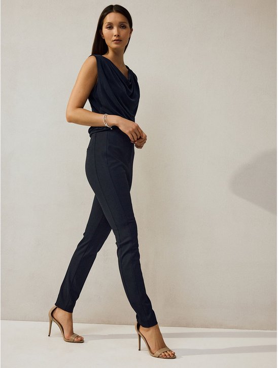 Next - Dames - Gemodelleerde broek in militaire stijl - Blauw