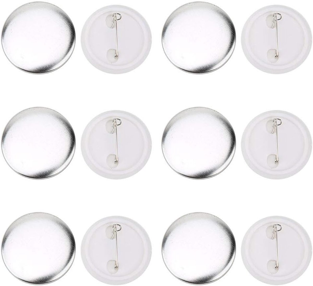 100 Stuks Gepersonaliseerde Knop Badges, 37mm Ronde Craft Badges voor Creatieve Projecten en Feestdecoratie