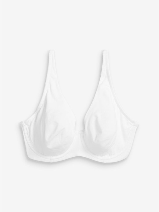 Next - Dames - DD+ ultiem comfort beha's van katoenmix verpakking van 3 - Zwart