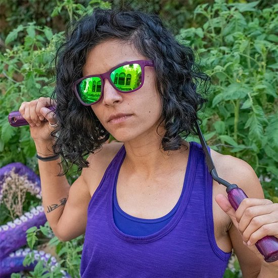 GoodR - OG - Gardening with a Kraken - Hardloop Zonnebril - Purple - M van GoodR — afbeelding 4