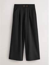 Next - Meisjes - Schoolbroek met wijde pijpen voor oudere kinderen - Zwart