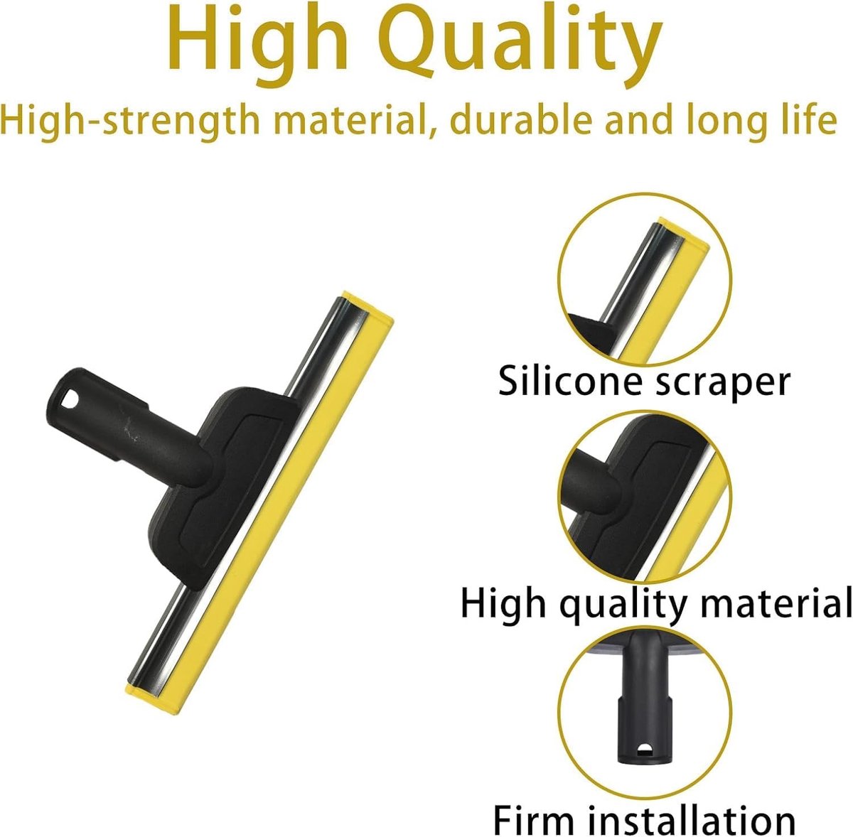 2 stuks Raamsproeier voor Kärcher stoomreiniger met microvezel doekset, raamafzetstuk, accessoires voor Kärcher SC1/SC2/SC3/SC4/SC5/CTK10/20 , reiniging van glas, ramen en spiegels – foto 2