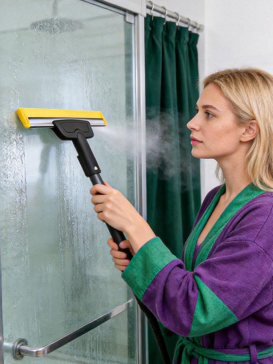 2 stuks Raamsproeier voor Kärcher stoomreiniger met microvezel doekset, raamafzetstuk, accessoires voor Kärcher SC1/SC2/SC3/SC4/SC5/CTK10/20 , reiniging van glas, ramen en spiegels – foto 8