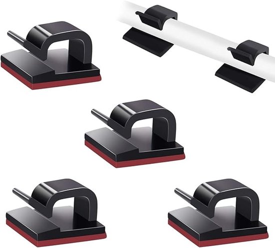 DuoCLIPS 100 stuks groefklem kabelhouder 22-50 mm lus-pluggen, plugklem