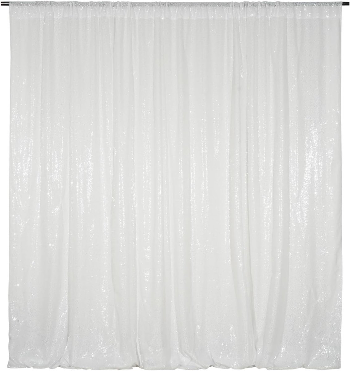 Ivory Sequins Achtergrond Gordijn 183x213cm voor Bruiloften en Feesten
