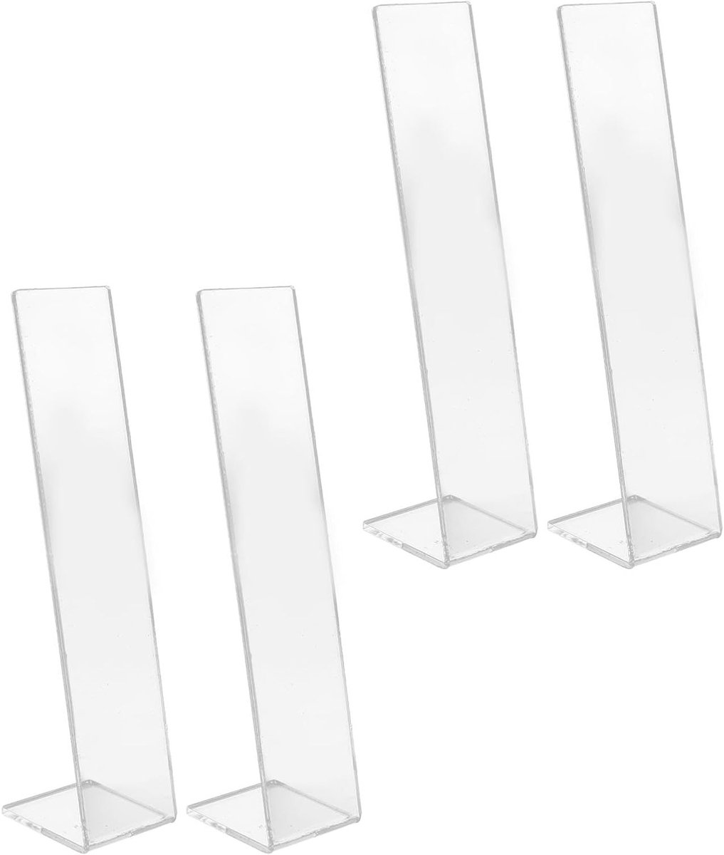 Haarspeld Organizer voor Sieraden, 4-Pack Transparante Houder voor Haaraccessoires, Duurzaam en Lichtgewicht voor Thuisgebruik