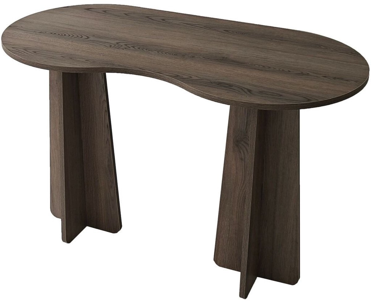 CALICOSY - Kantoor met organisch gevormd blad L120 cm COMO