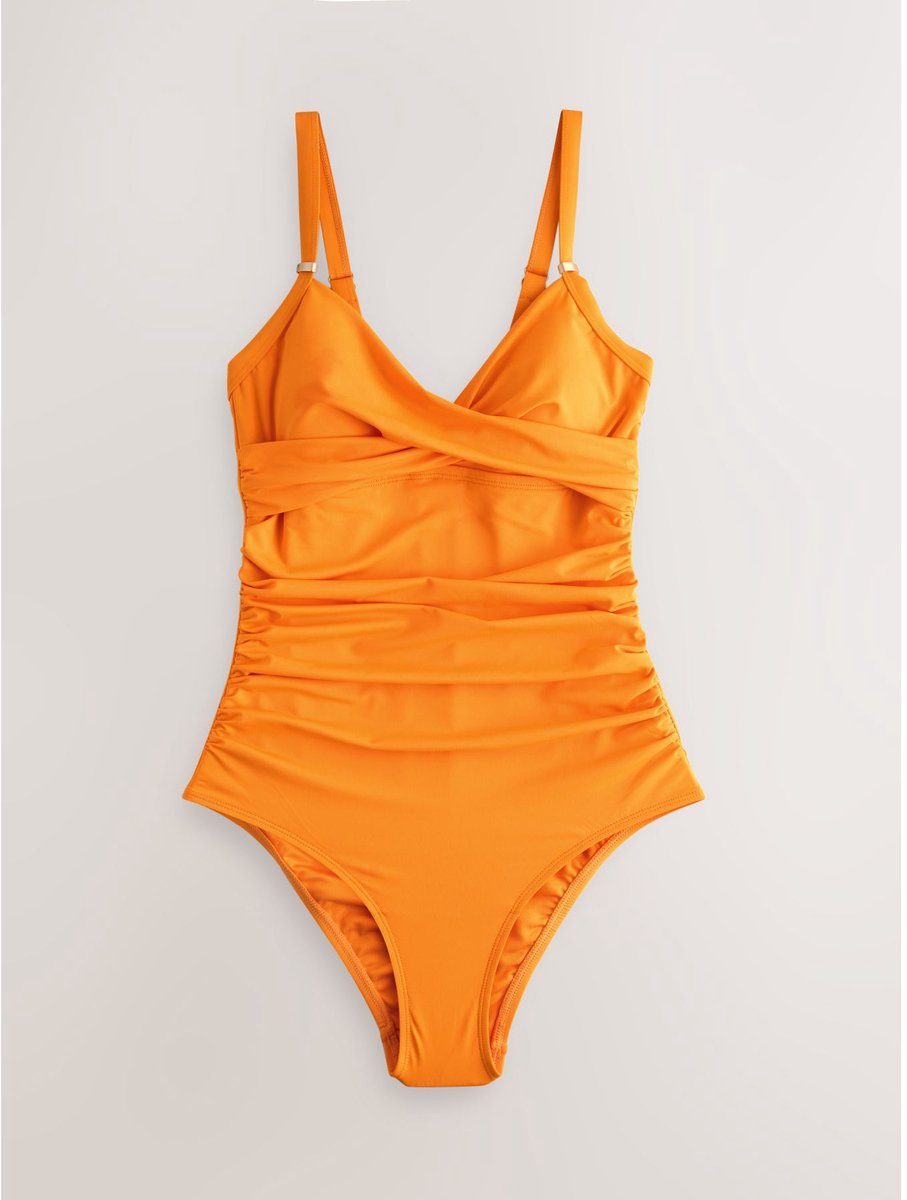 Next Dames - Vormgevend en buikcorrigerend badpak - Oranje