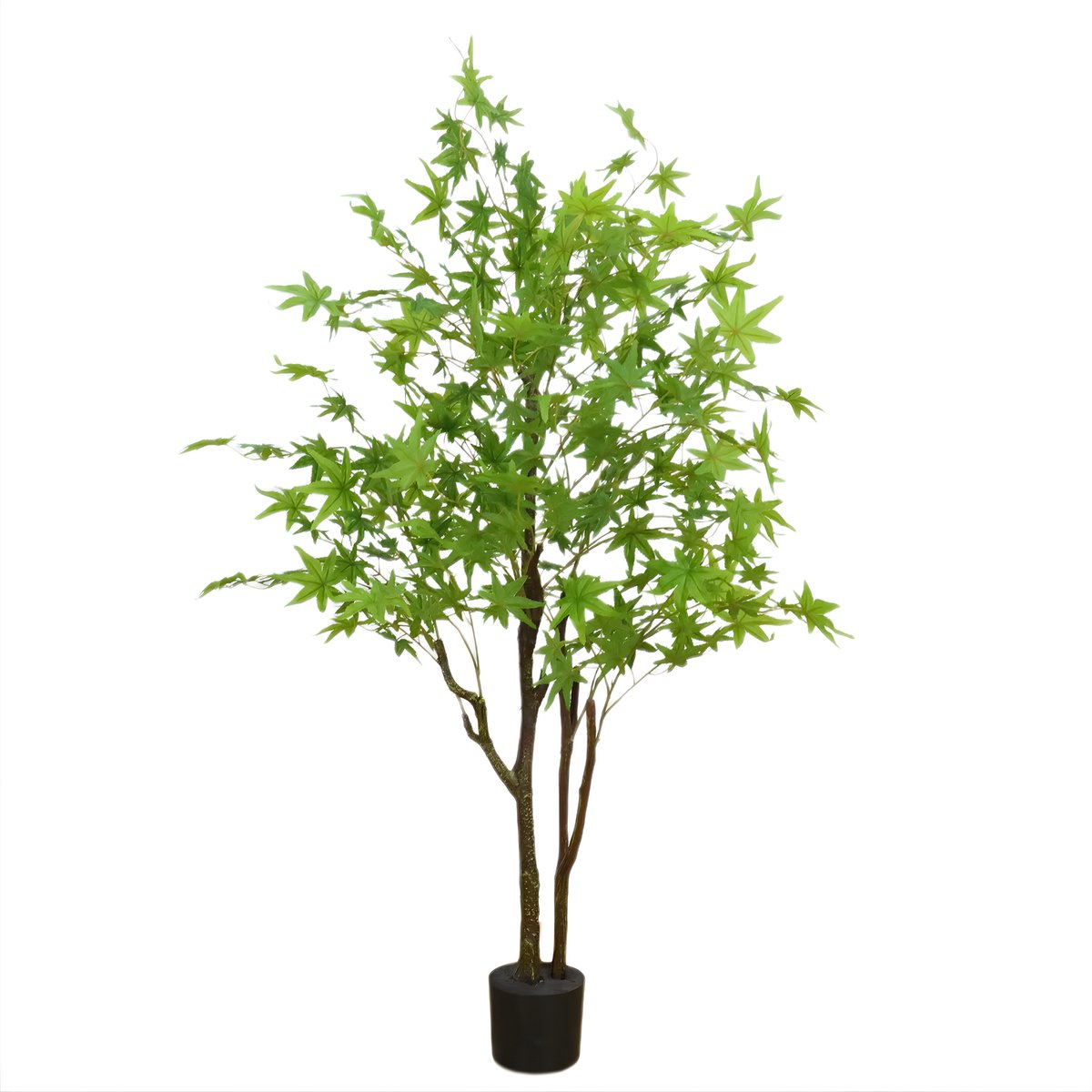 Happiq Kunstmatige Esdoornboom 150 cm - Kunstplant - Faux Plant in Pot - Voor Binnen Decoratie Groen