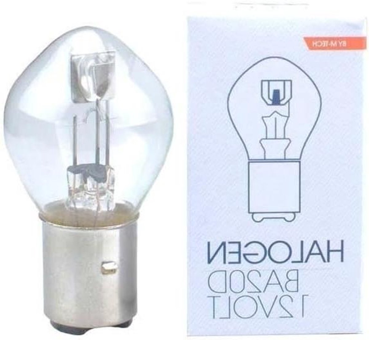 Koplamp Lampen - Motorlampen Halogeen - Motor Verlichting - Gehard Kwartsglas - 10 stuks - Helder