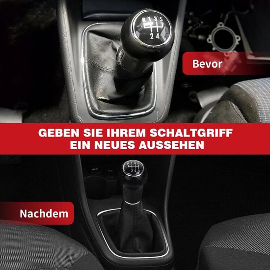 Schakelset Golf 4 - Schakelpook hoes - Auto interieur opwaarderen - Plug and play montage - 6 versnellingen - Zwart — afbeelding 5