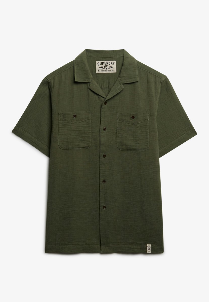 Superdry Merchant Gestructureerd T-shirt Korte Mouw Heren Groen
