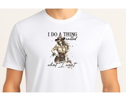 Ze Komt Uit Texas - T Shirt - Cute - Sarcastic - GoodVibes - Funny - Gift - Cadeau - Sarcastisch - schattig - lief - feelgood
