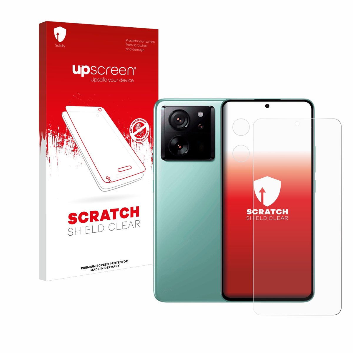 upscreen - Screenprotector voor Xiaomi 13T (Voor+Camera) - Folie Beschermfolie transparant
