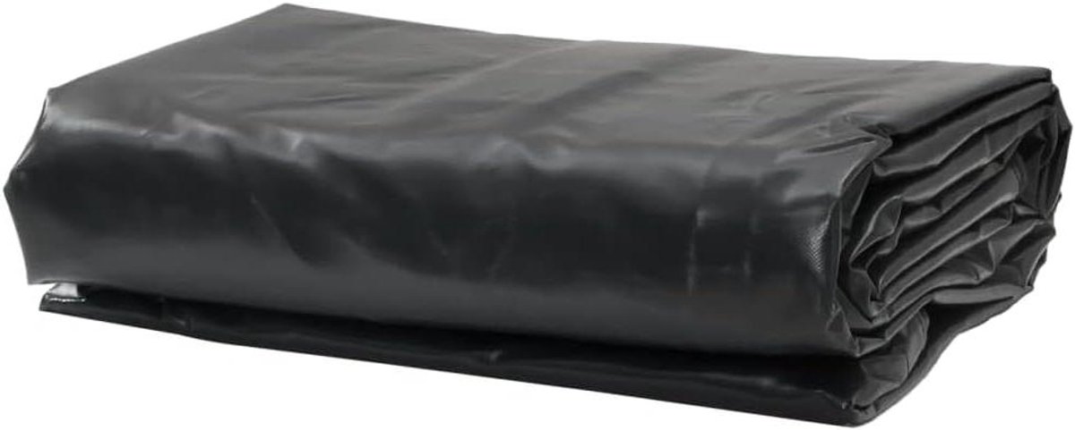 Dekzeil - Afdekzeil Tuinzeil - Spullen Afdekken - Waterdicht Canvas PVC - 2.5x4.5m - Zwart