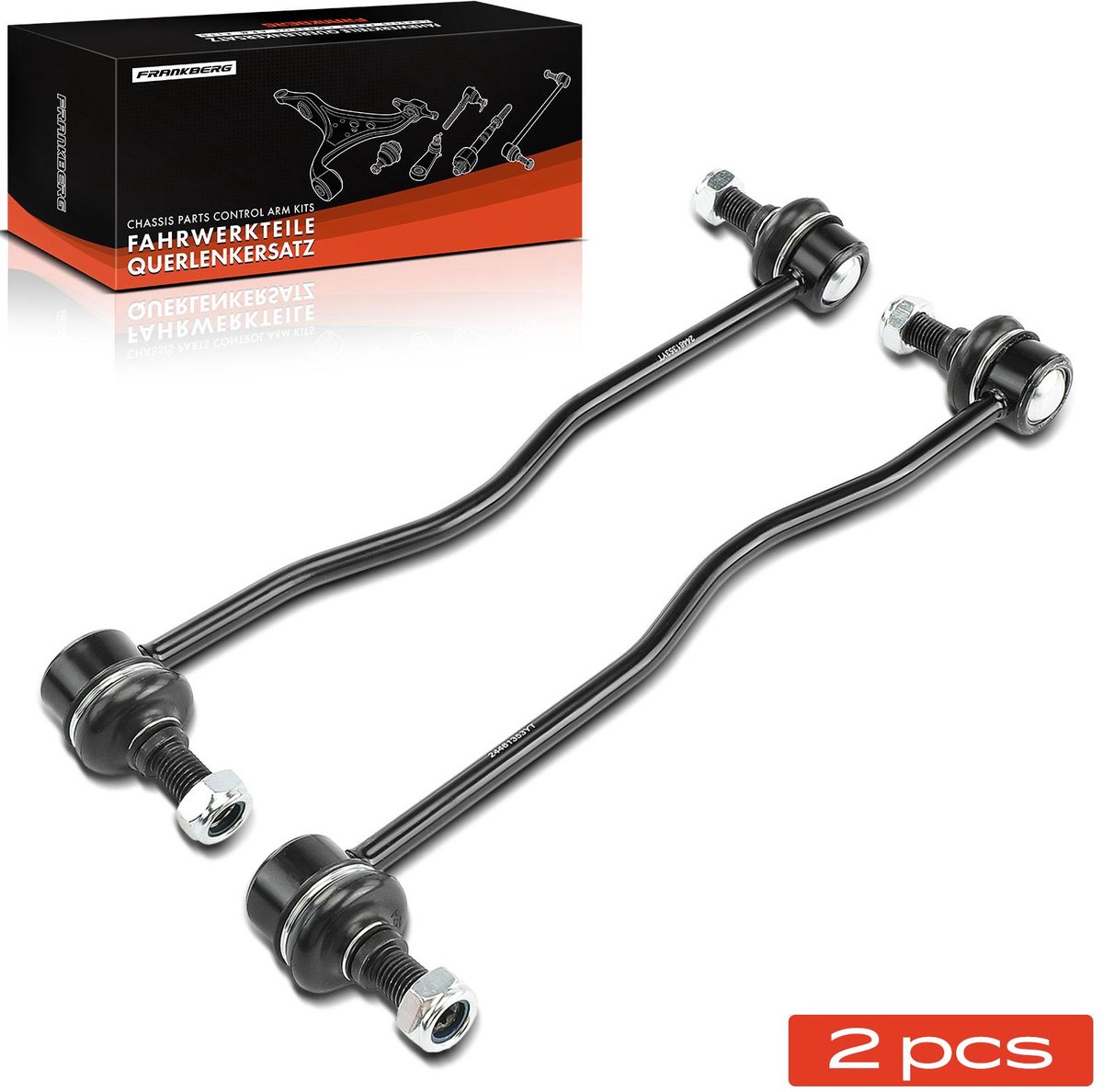 Frankberg 2x koppelstang vooras voor Opel