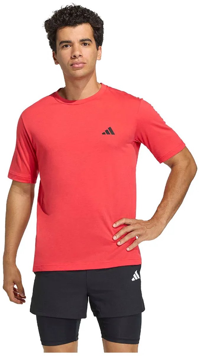 Adidas Workout Essentials Feelready T-shirt Met Korte Mouwen Regular Man Pure Ruby