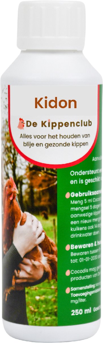 De Kippenclub Kidon 250ML voor pluimvee