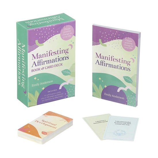 Manifesting Affirmations Book & Card Deck - cover