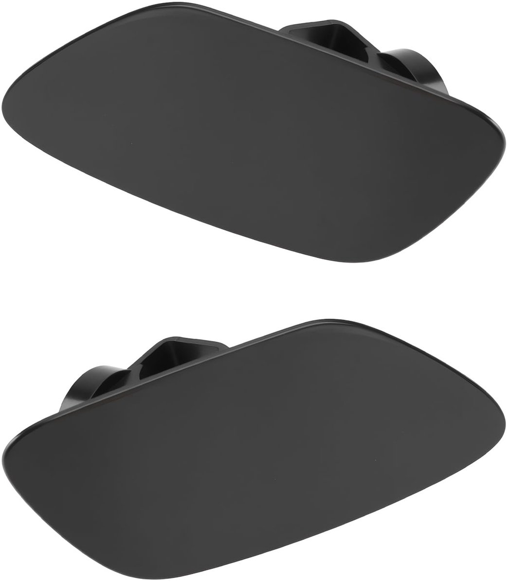 Koplamp Washer Nozzle Covers Zwart voor BMW Z4 E89 - 51117231079 & 51117231080