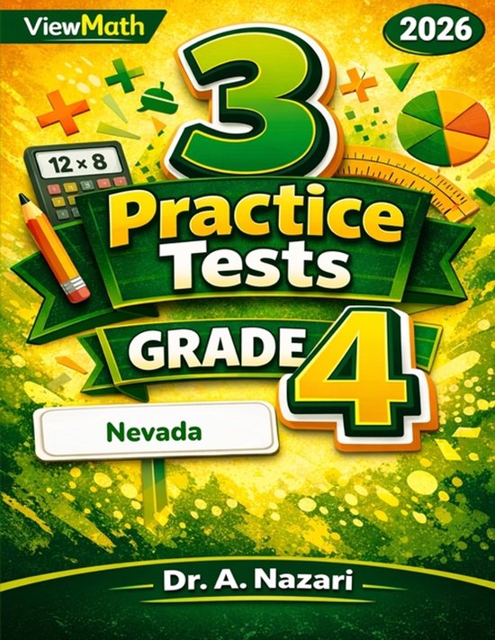 3 Nevada SBAC Grade 4 Math Practice Tests | 9798895991831 | A Nazari ...