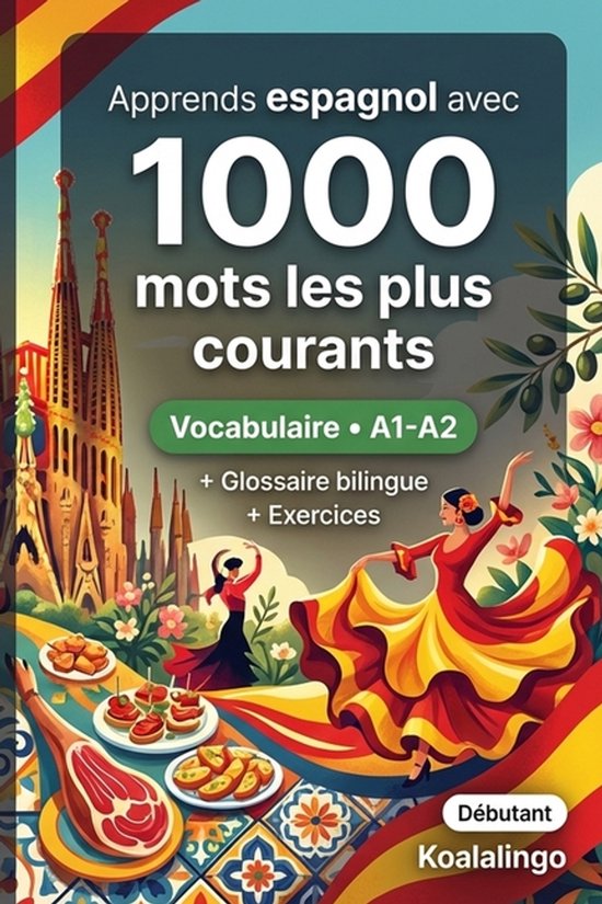1000 Mots les Plus Courants en Espagnol pour Débutant - cover