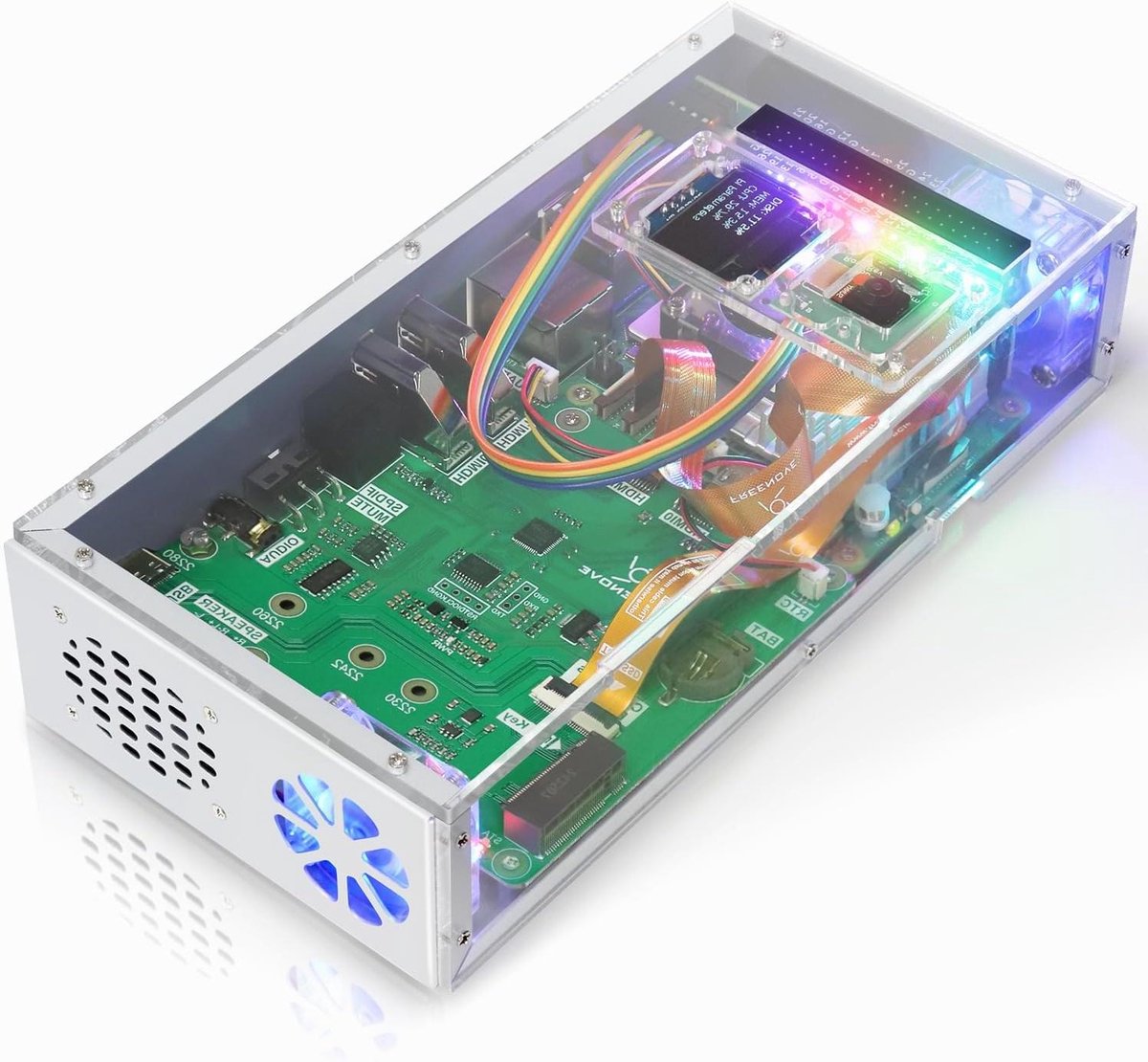 Computer Case Kit - Raspberry Pi Behuizing - Projecten Uitbreiden - Geïntegreerde Camera OLED