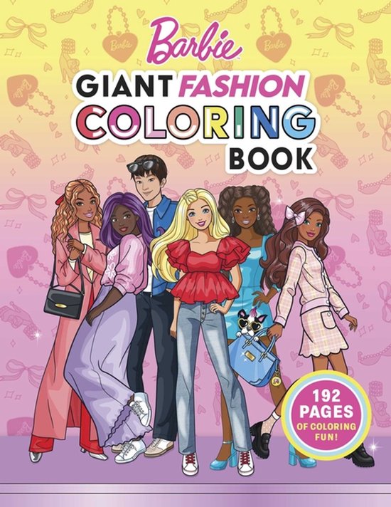 Barbie: Giant Fashion Coloring Book - cover
