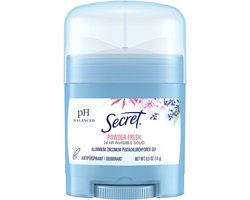 Secret Invisible Solid Antiperspirant and Deodorant Stick - Powder Fresh Travel Size