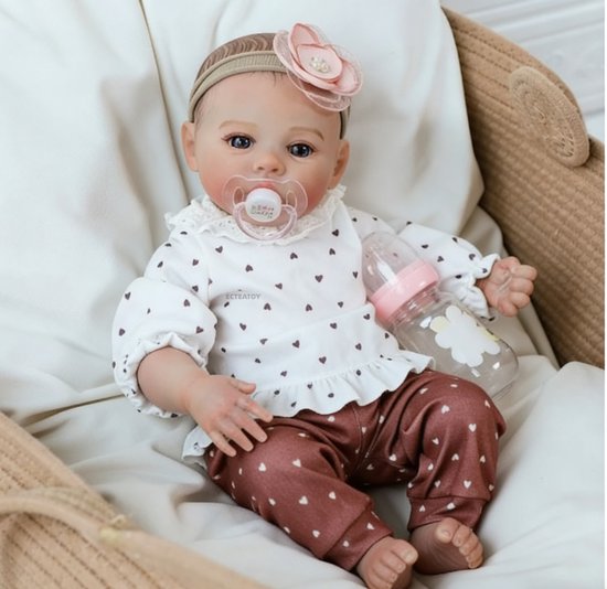 Angelbaby uñeca Reborn Realista de Taaño Natural de 26 Pulgadas Niña Angelbaby uñeca Reborn Realista de Taaño Natural de 26 Pulgadas Niña