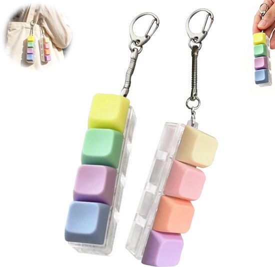 Jouet clavier 4 touches en forme de T, jouet anti-stress pour fête