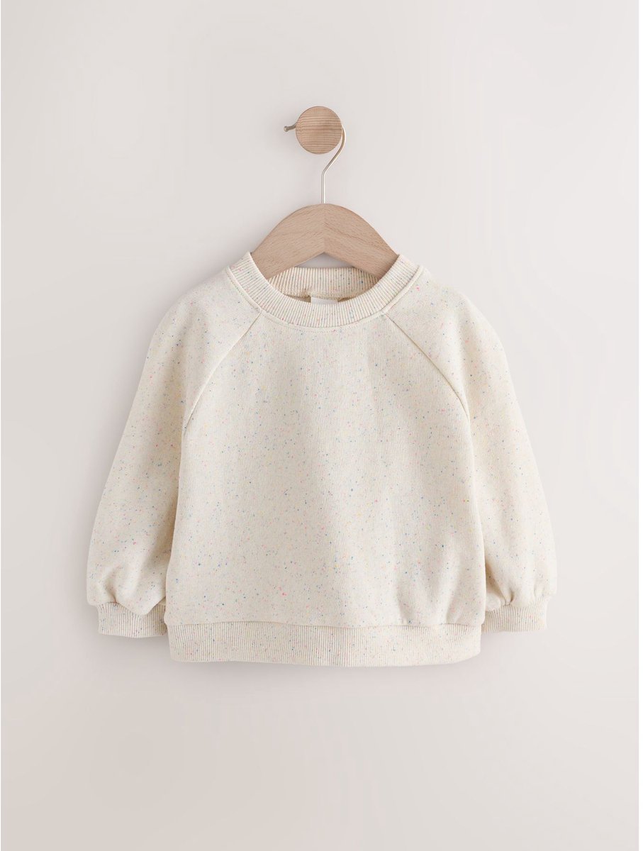 Next - Meisjes - Sweatshirt met ronde hals - Crème