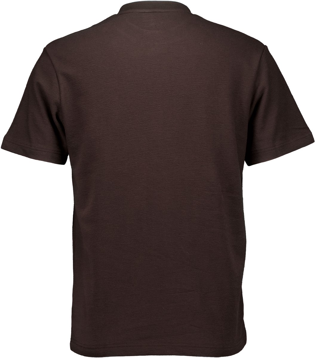 Lacoste Shirt Donkerbruin Lacoste 1ht1 Men’s Tee-shirt Korte Mouw Overhemd Donkerbruin Th1979-61