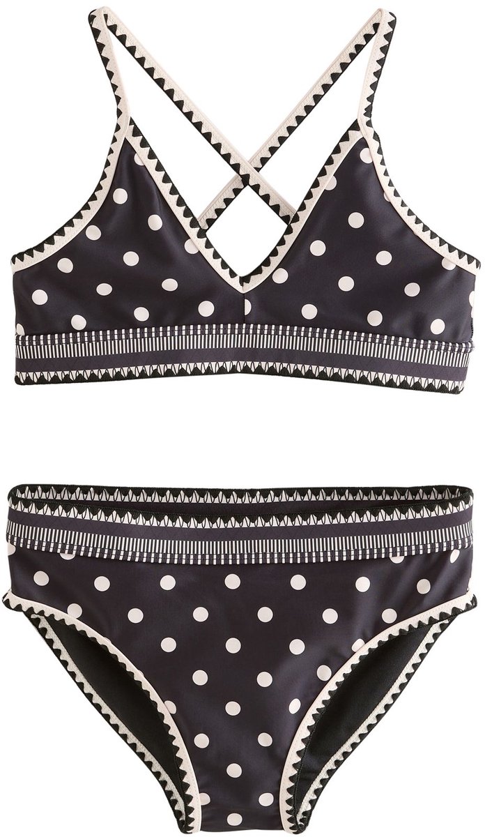Next - Meisjes - Driehoekige bikini - Zwart