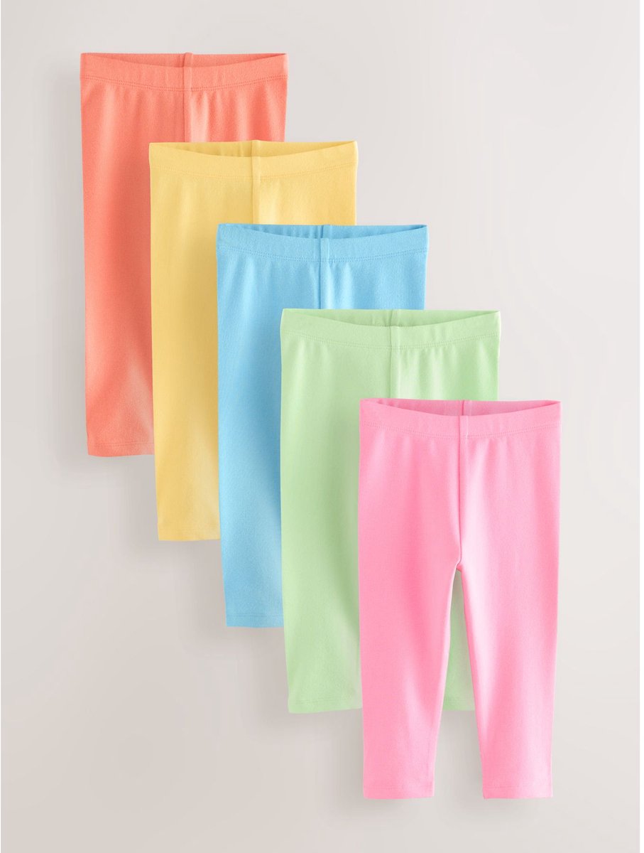 Next - Meisjes - Set van 5 leggings - Roze