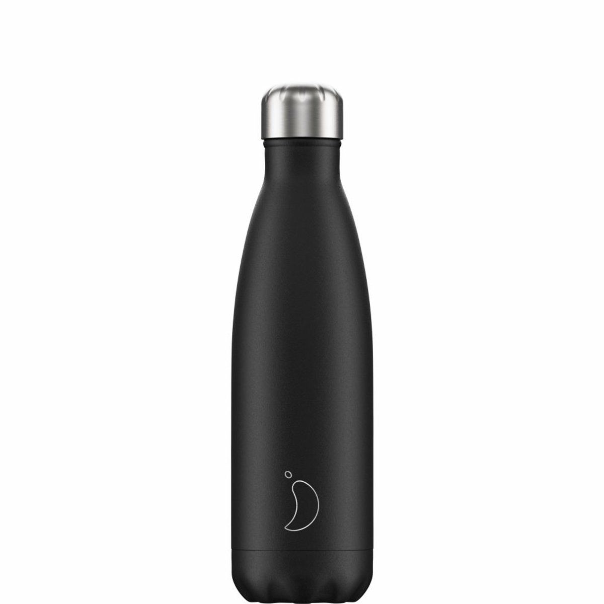 Chilly's Bottles Drink- & Thermosfles Monochroom - 500 ml - Zwart