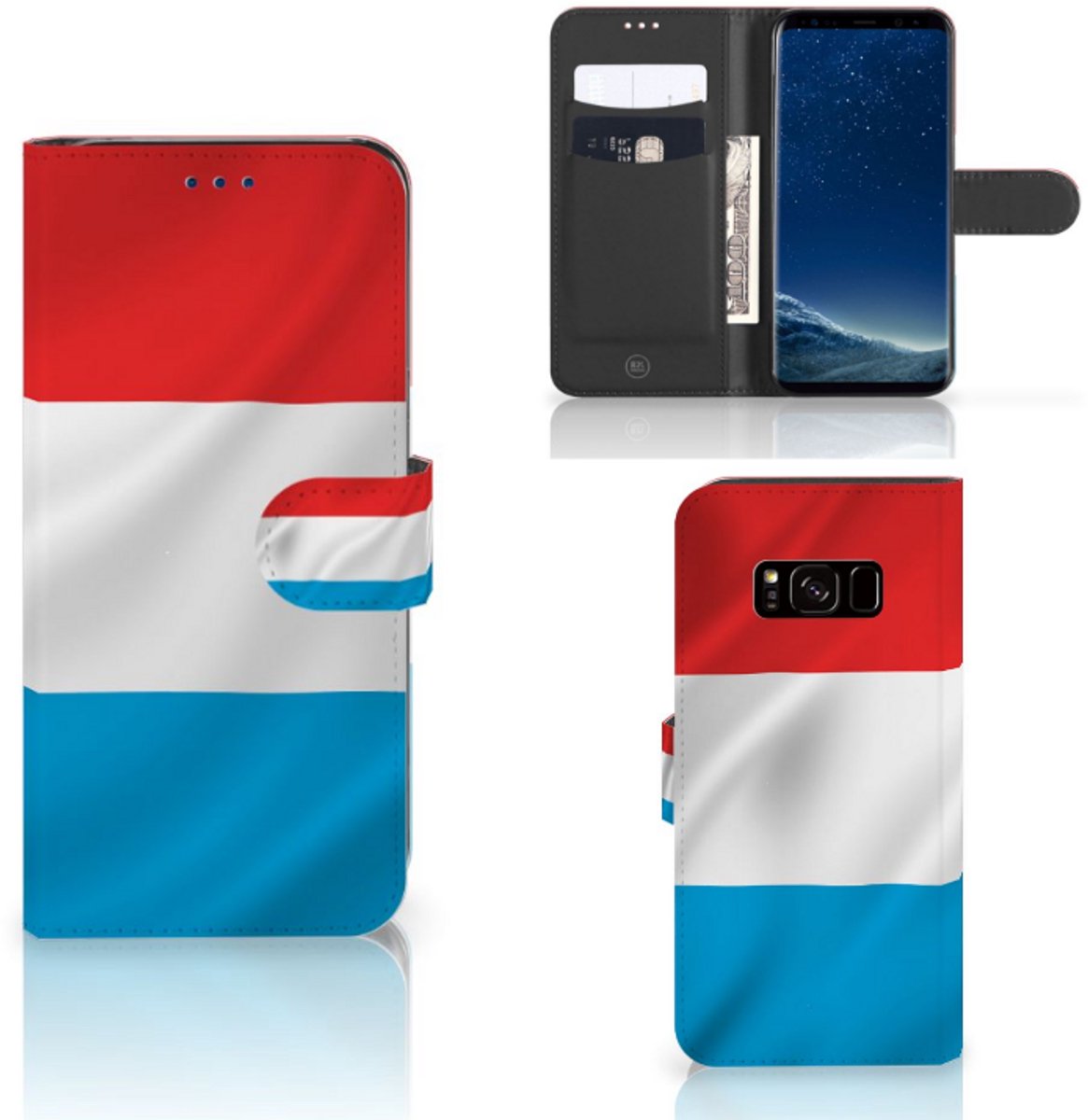 Samsung Galaxy S8 Bookstyle Case Luxemburg