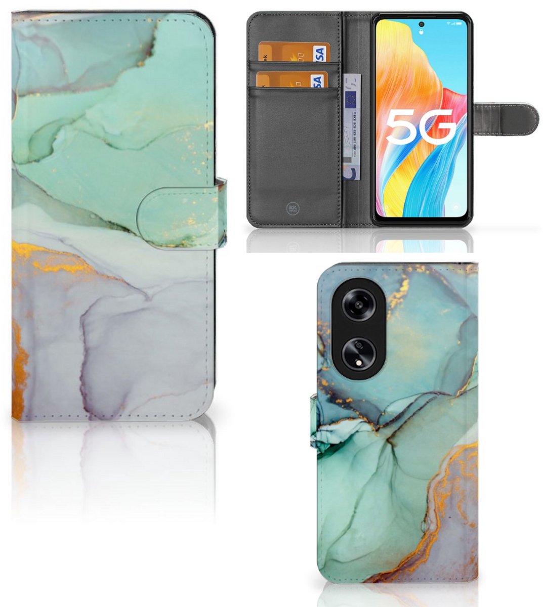 Hoesje voor OPPO Reno8 T 5G Watercolor Mix