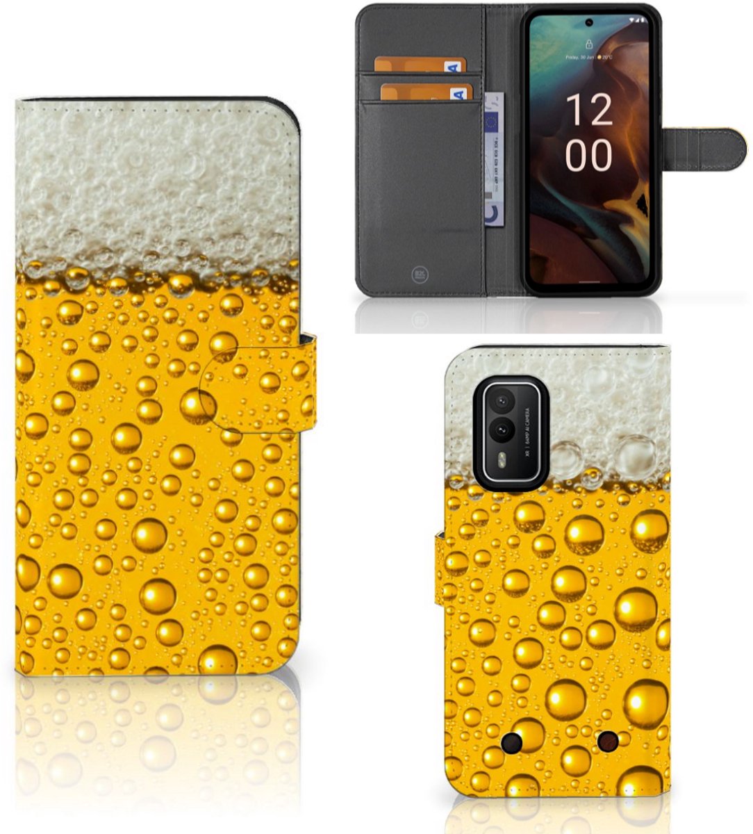 Boekhoesje voor Nokia XR21 Book Cover Bier