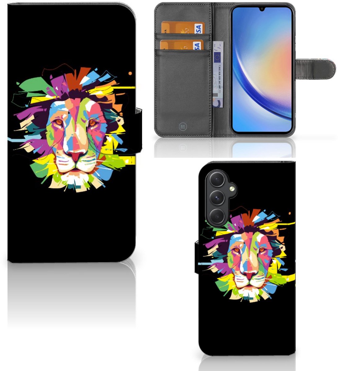 Samsung Galaxy A24 4G Leuk Hoesje Lion Color