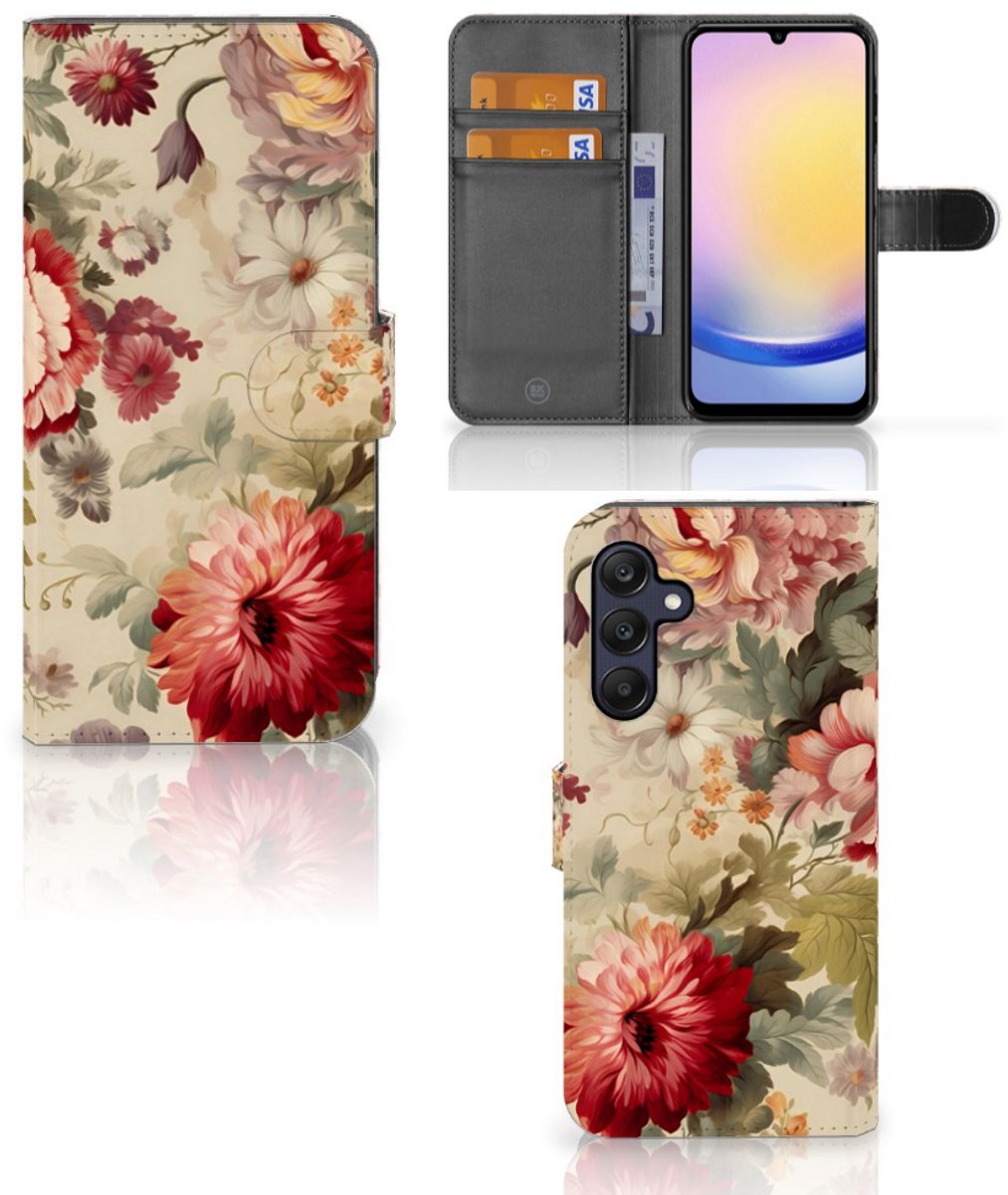 Hoesje voor Samsung Galaxy A25 Bloemen