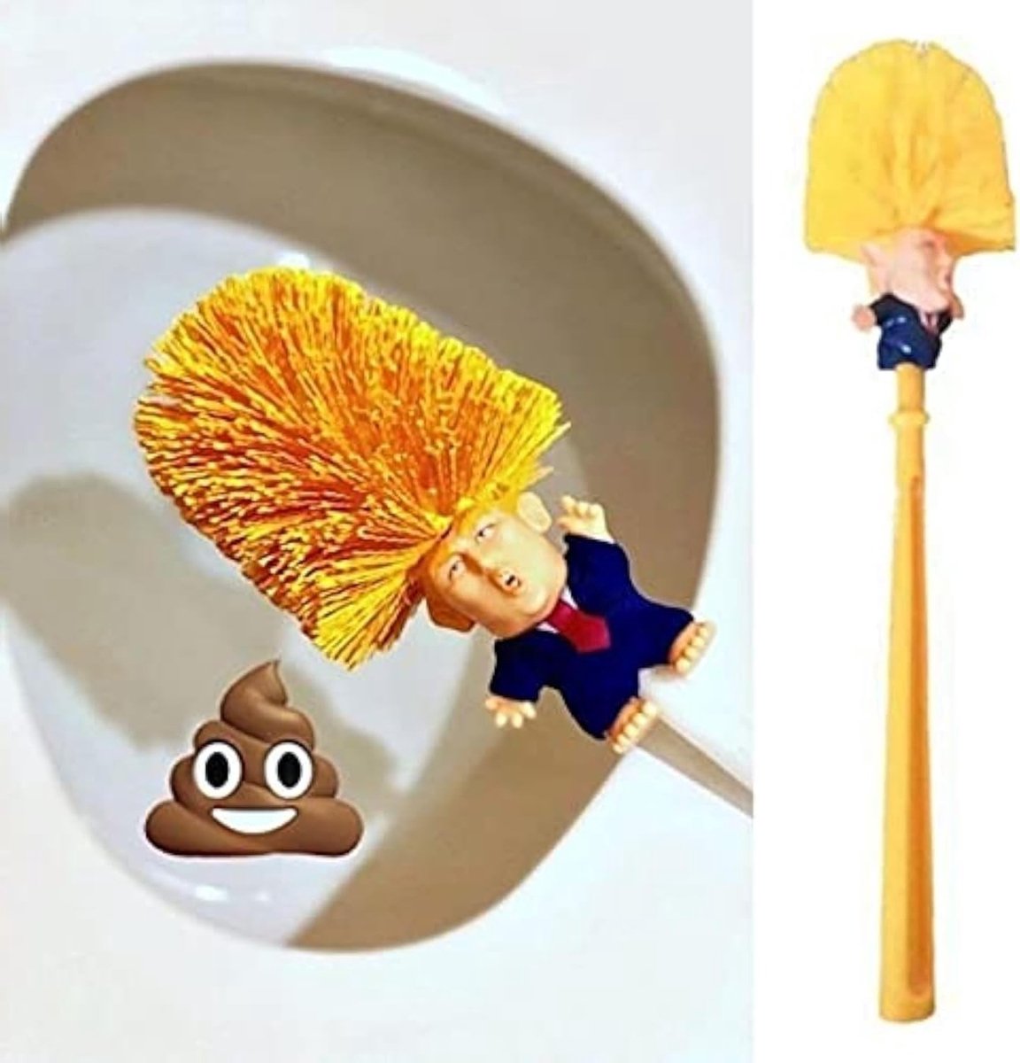 Grappige Toiletborstel voor Hygiënische Badkamerreiniging, Leuk Cadeau voor Toiletaccessoires en Schoonmaak