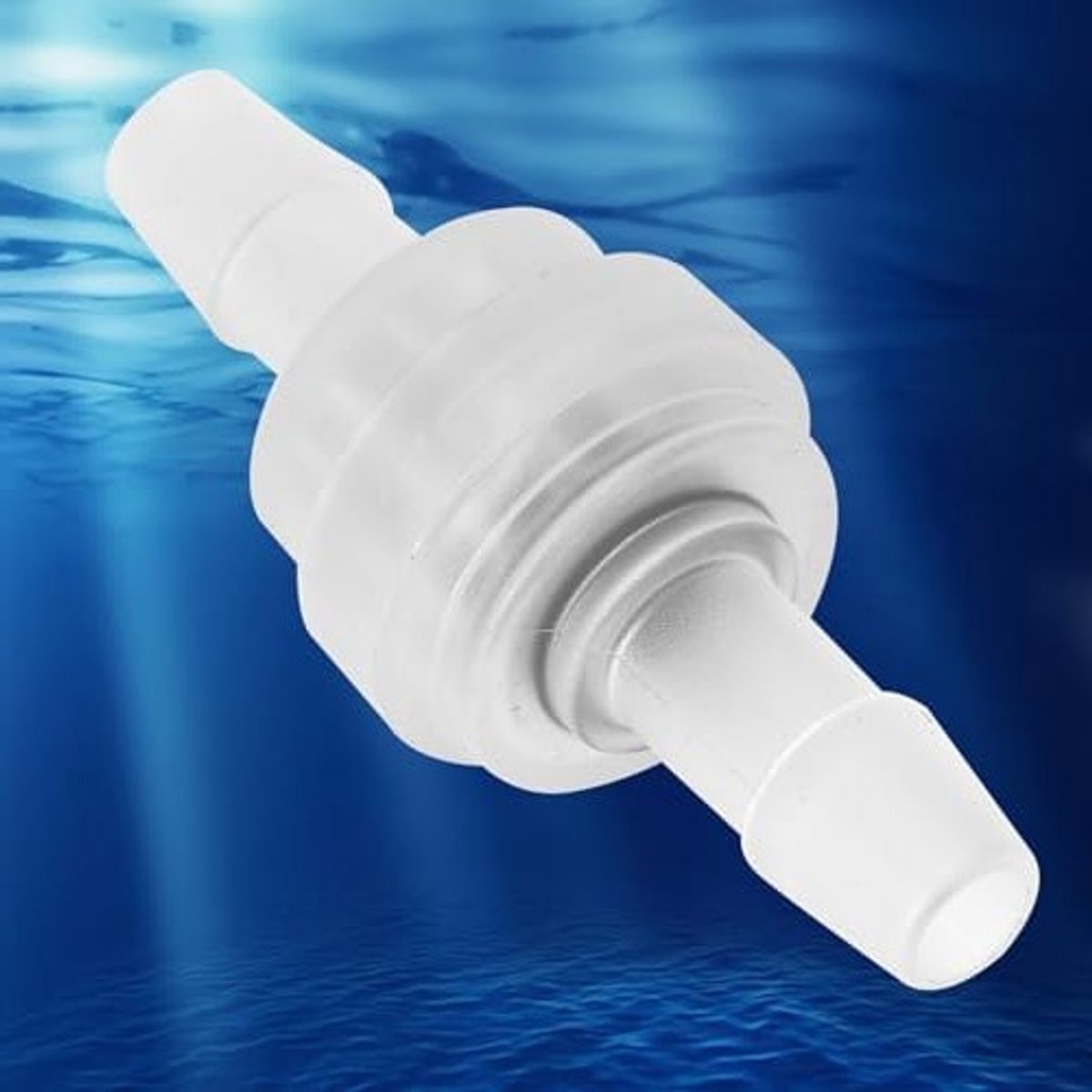 5PCS Plastic Check Valve Fluorescent Rubber Water Shut Off Valve Anti-Ozone voor Waterbehandeling en 6mm Accessoires voor Waterleiding