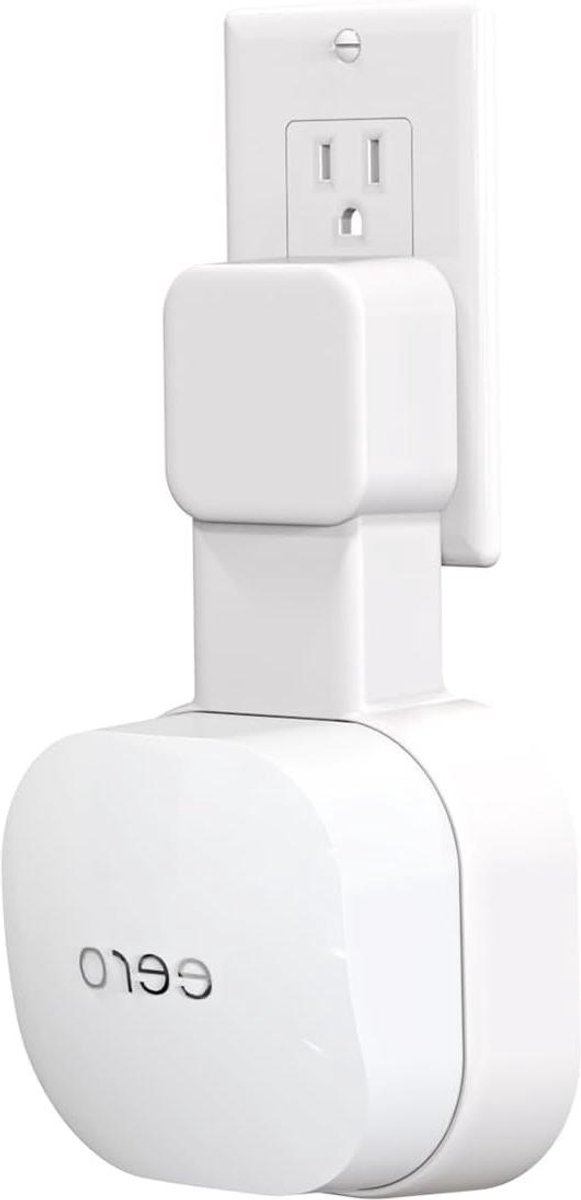 Wandhouder voor eero 6 - Router Houder - Netwerk Organiseren - Geen Schroeven Nodig - 19.5 x 10.7 cm - Wit