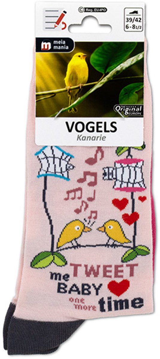 MM Sokken Vogels maat 39/42
