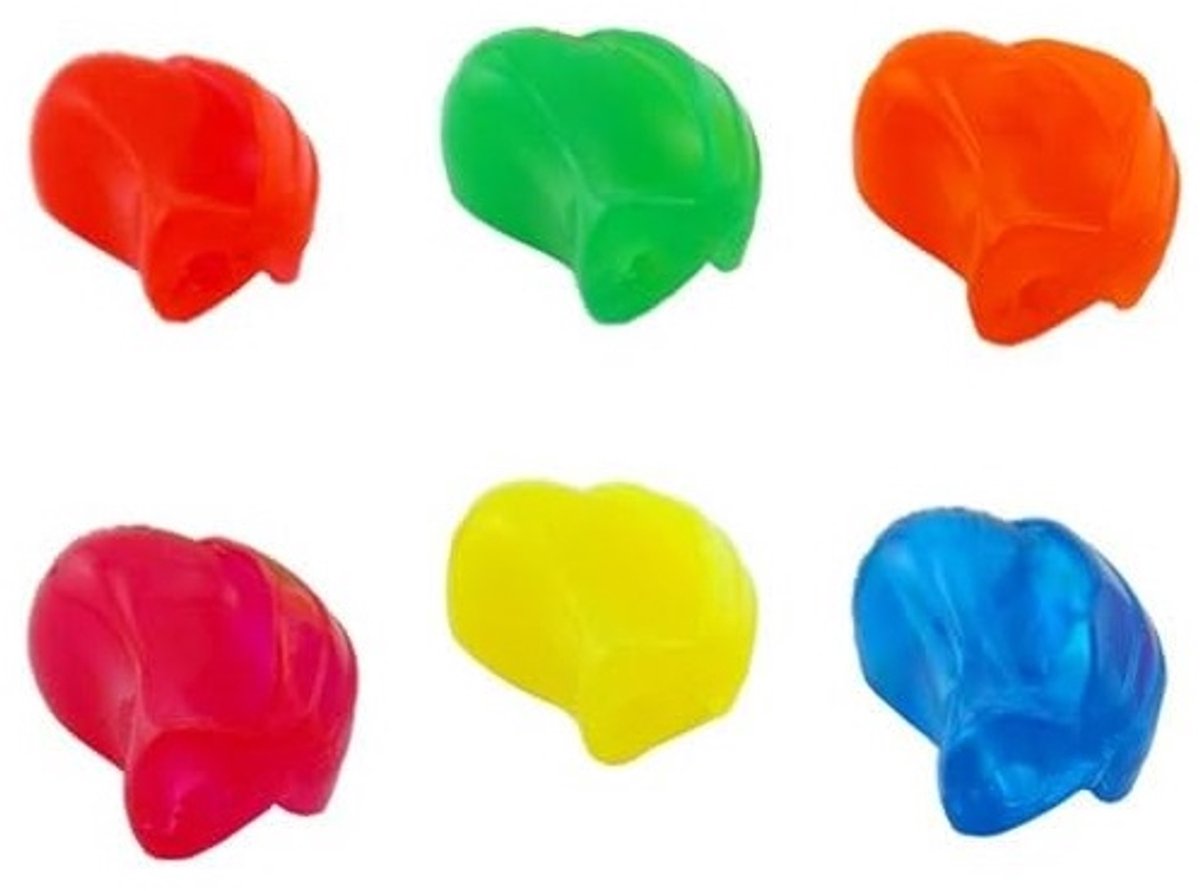 De Crossover Grip - Neon Geel - Driehoekige Potloodgrip - Geschikt voor links- en rechtshandigen