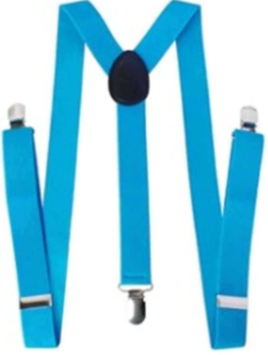 Pradeo - Minions Bretels - Verstelbaar - Blauwe Bretels - Geschikt Voor Minions Verkleed Outfit - Verkleden - Kleding - Minions - Carnaval - Feest - Festival