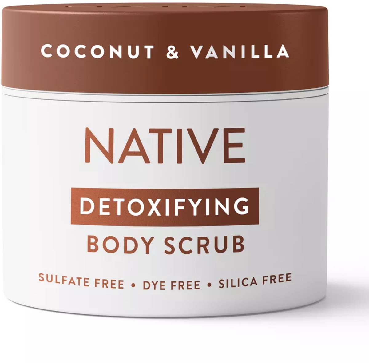 Native Coconut & Vanilla Scrub - 340 ml - Exfoliërende en reinigende scrub voor het hele lichaam