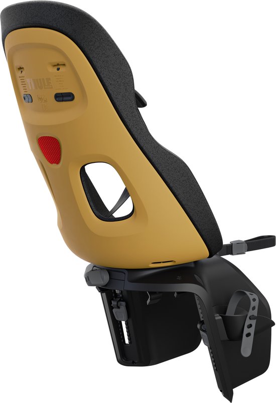 Thule Yepp Nexxt 2 Maxi - fietsstoeltje - achterzitje - Bagagedrager montage - Burnished yellow van Thule — afbeelding 3