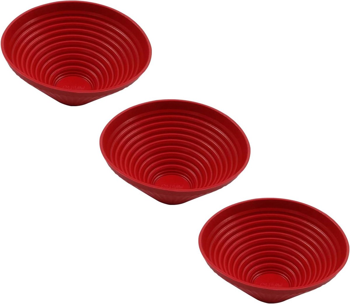 Rubberen Flesopeners - Potopener Grip - Keuken Hulp - Antislip Textuur - 9.5 cm - Rood